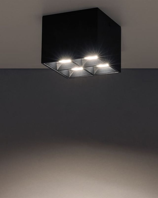 10054 Світильник Nowodvorski MIDI LED BLACK 16W 3000K CN