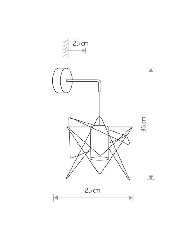 Бра Nowodvorski GSTAR BLACK
