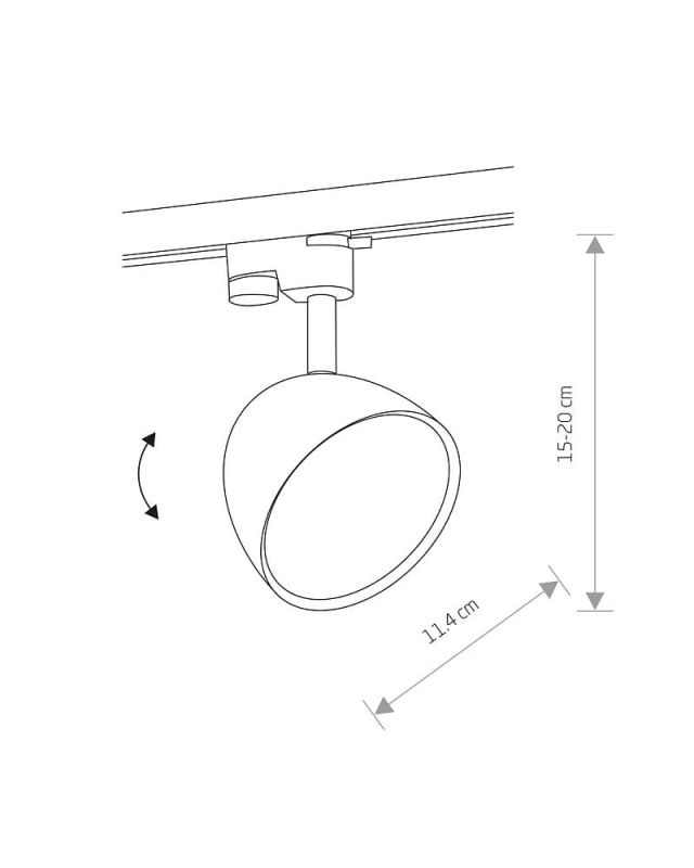 Трековий світильник Nowodvorski PROFILE VESPA BLACK