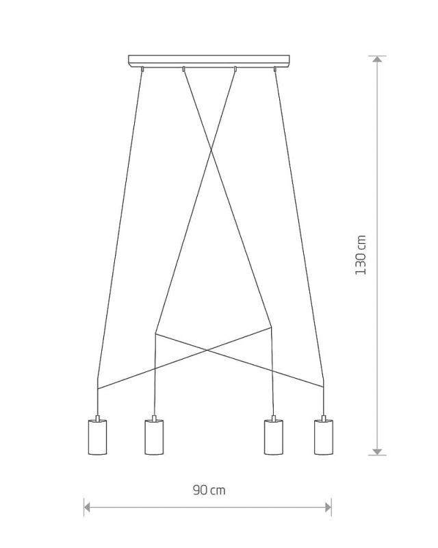 Люстра Nowodvorski IMBRIA BLACK IV
