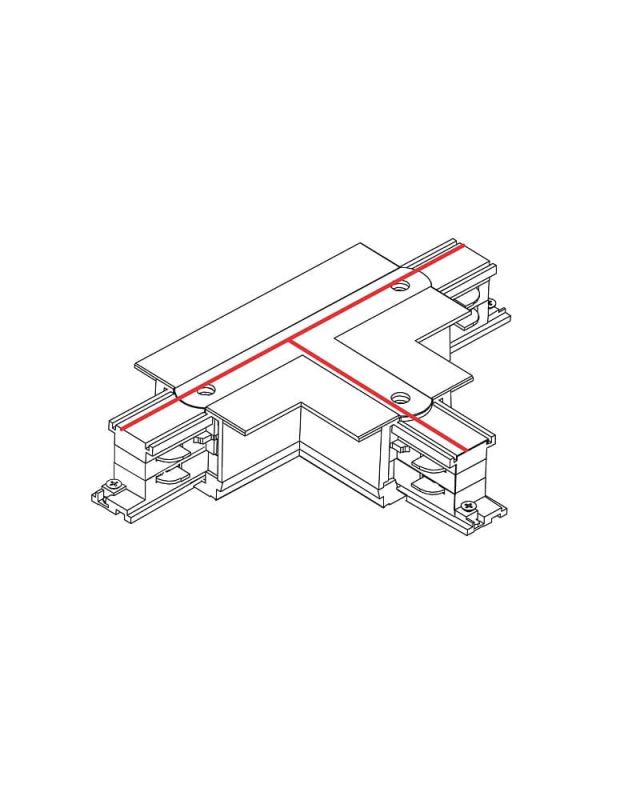 З'єднувач Nowodvorski CTLS RECESSED POWER T CONNECTOR , RIGHT 2 (T-R2) BLACK CN