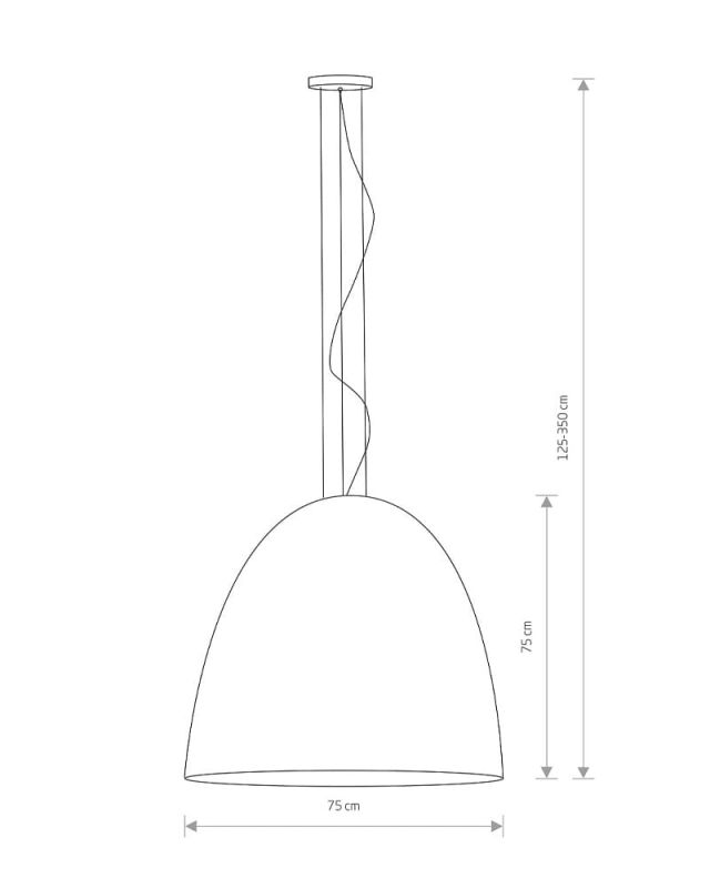 Подвесной светильник Nowodvorski EGG BLACK XL