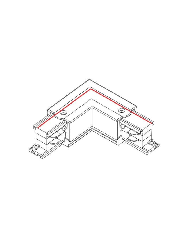 8705 З'єднувач Nowodvorski CTLS POWER L CONNECTOR LEFT WHITE (L-L) CN
