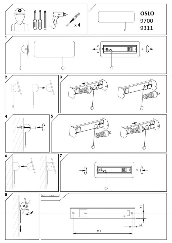 Бра Nowodvorski OSLO 30