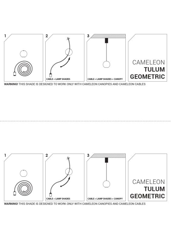 8425 Абажур Nowodvorski CAMELEON GEOMETRIC B CN PL