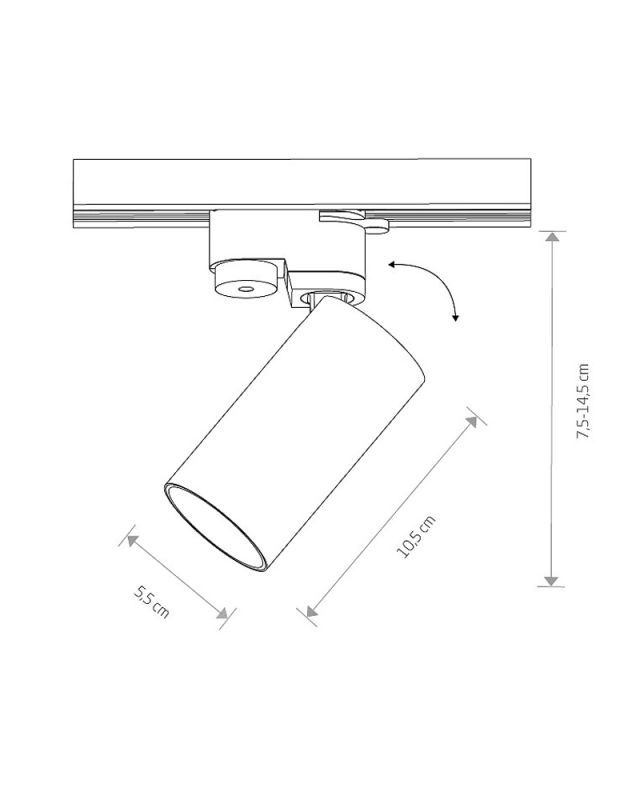 7584 Світильник Nowodvorski PROFILE MONO WHITE PL