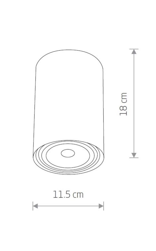 Точечный светильник Nowodvorski BIT GRAPHITE M