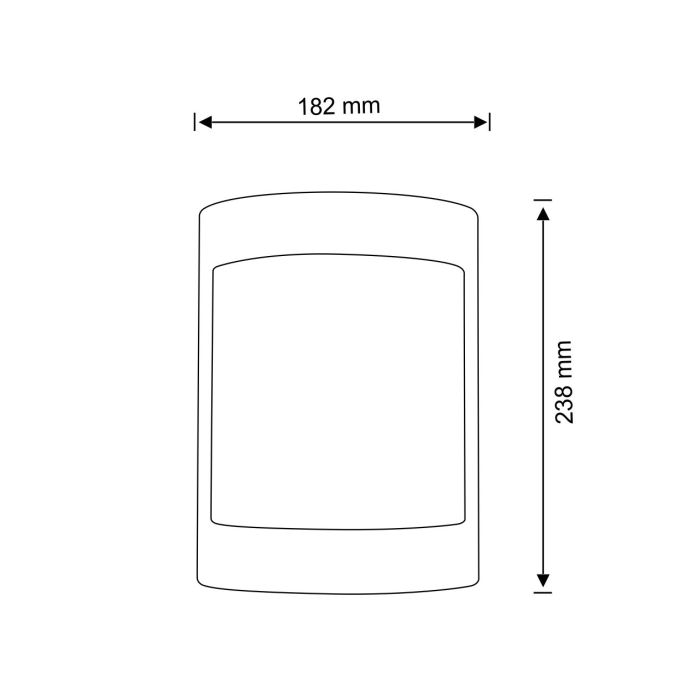 Вуличний світильник Goldlux Muret E27 1x10W IP44 BK