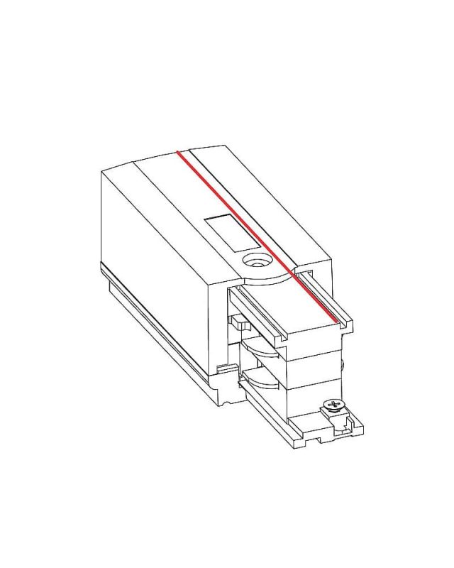 8233 З'єднувач Nowodvorski CTLS POWER END CAP LEFT BLACK (PE-L) CN