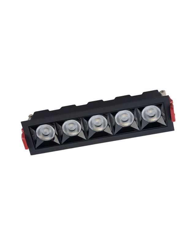 10065 Світильник Nowodvorski MIDI LED BLACK 20W 4000K RECESSED CN