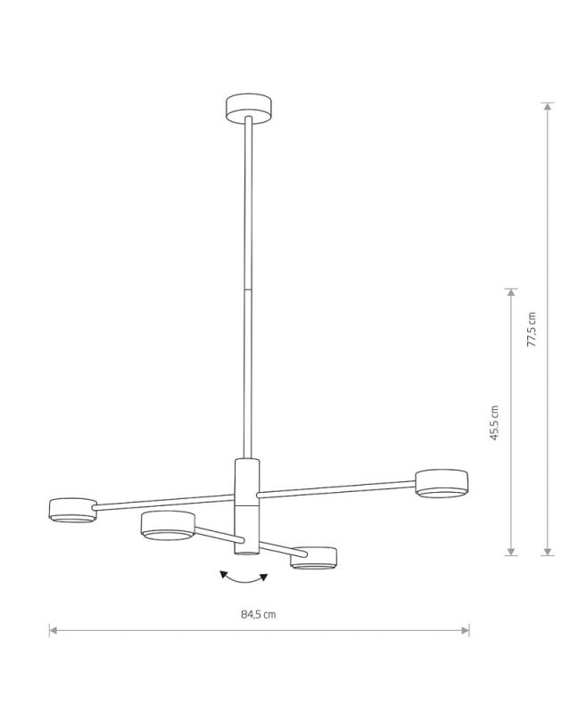 Подвесной светильник Nowodvorski ORBIT BLACK IV