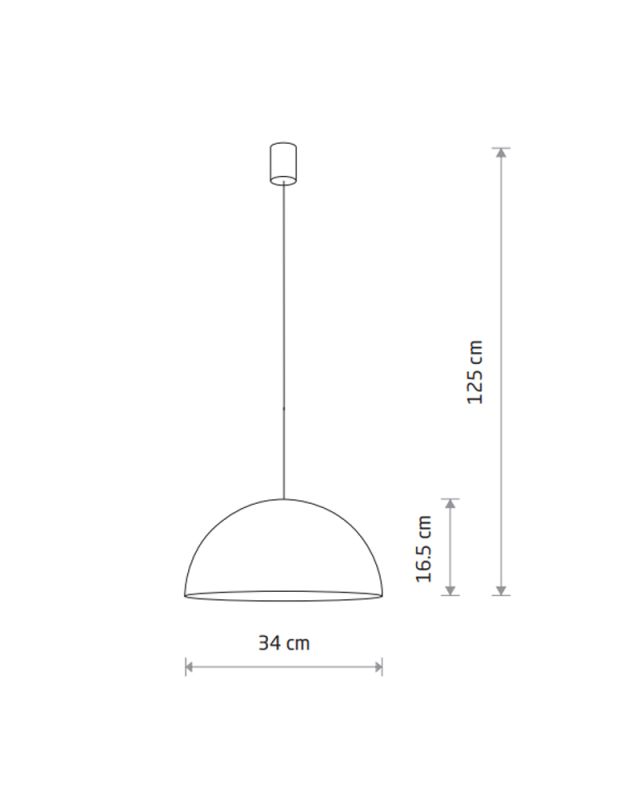 10701 Люстра Nowodvorski HEMISPHERE SUPER S WHITE-GOLD PL