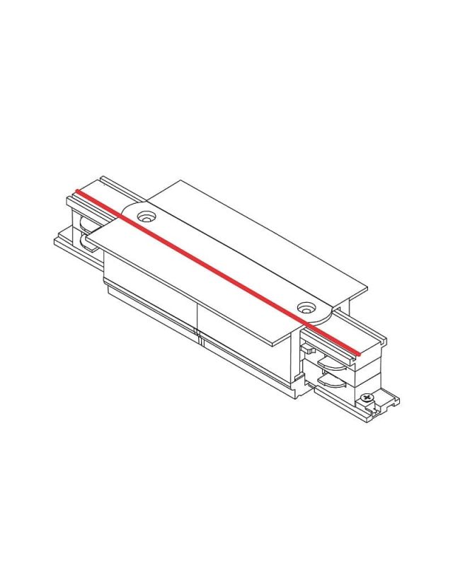 З'єднувач Nowodvorski CTLS RECESSED POWER STRAIGHT CONNECTOR BLACK CN
