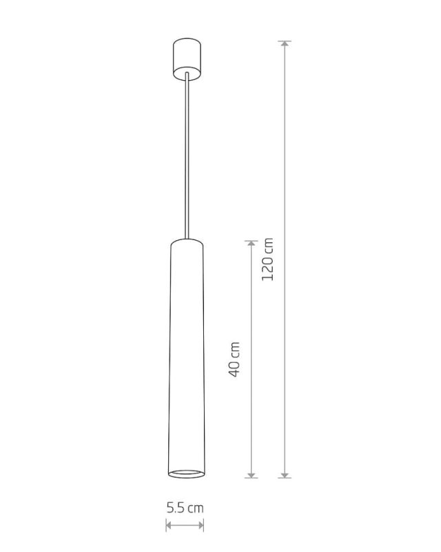 Підвісний світильник Nowodvorski EYE BLACK I L