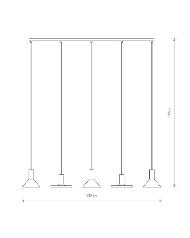 Підвісний світильник Nowodvorski HERMANOS V BLACK