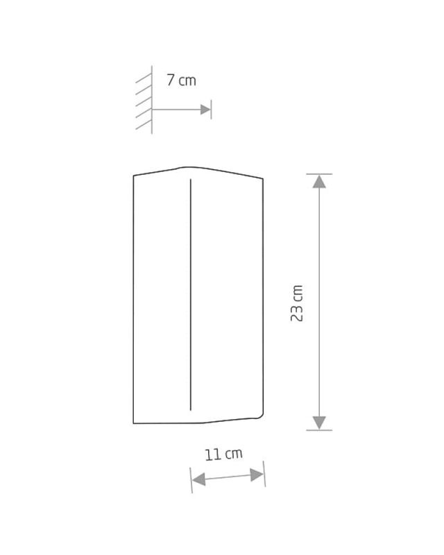 Светильник настенный Nowodvorski BERGEN GRAPHITE