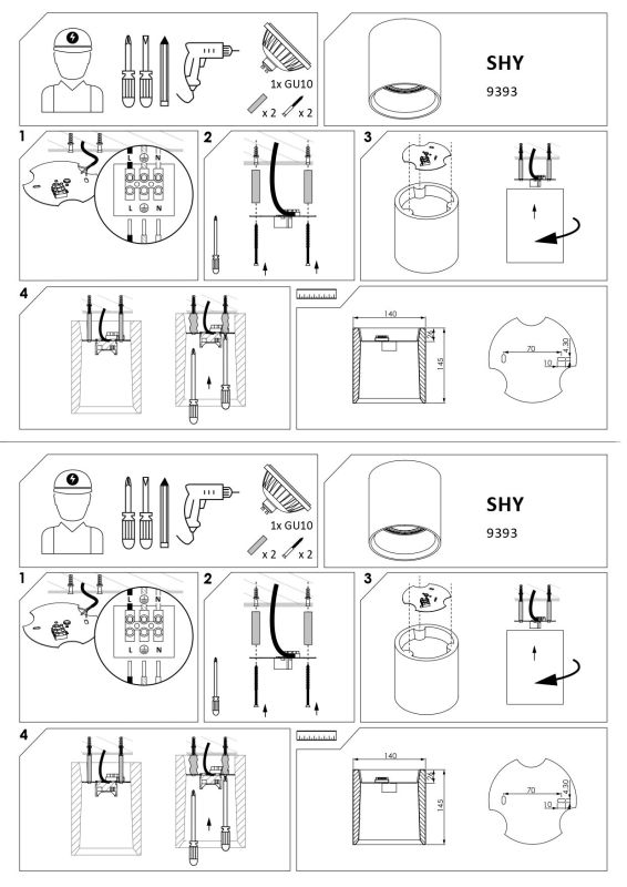 Точечный светильник Nowodvorski SHY M