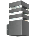 Вуличний світильник Goldlux Teksas E27 1x12W IP44 GR