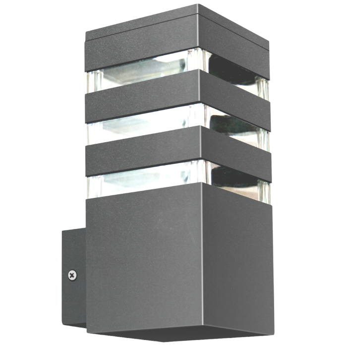 Вуличний світильник Goldlux Teksas E27 1x12W IP44 GR