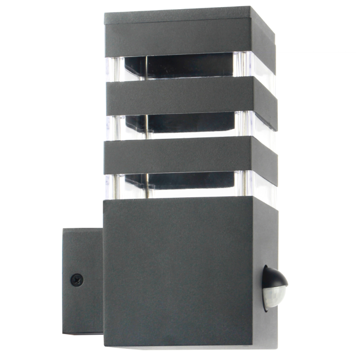 Вуличний світильник Goldlux Teksas E27 1x12W IP44 GR