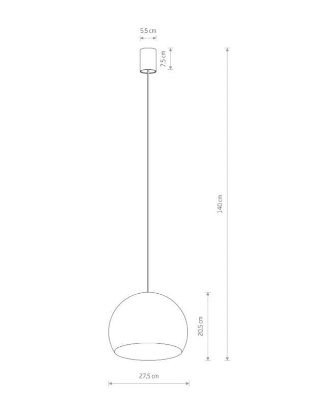 10294 Світильник підвіс Nowodvorski CANDY COPPER I ZWIS PL
