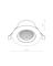 10551 Світильник вбудований Nowodvorski EGINA LED 10W, 3000K, WH CN
