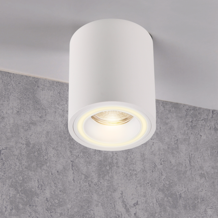 Точечный светильник Goldlux Falco GU10 1x10W IP20 WH