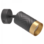 Спот Goldlux Arras GU10 1x10W IP20 BK