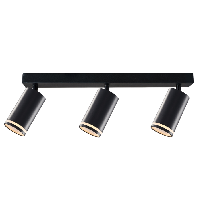 Спот Goldlux Paris GU10 3x10W IP20 BK