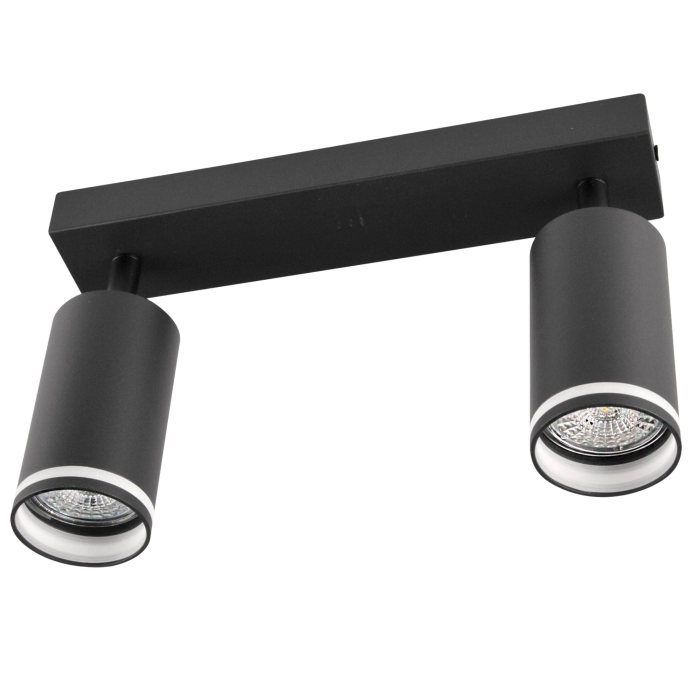 Спот Goldlux Paris GU10 2x10W IP20 BK