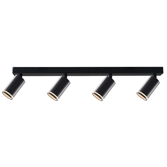 Спот Goldlux Paris GU10 4x10W IP20 BK