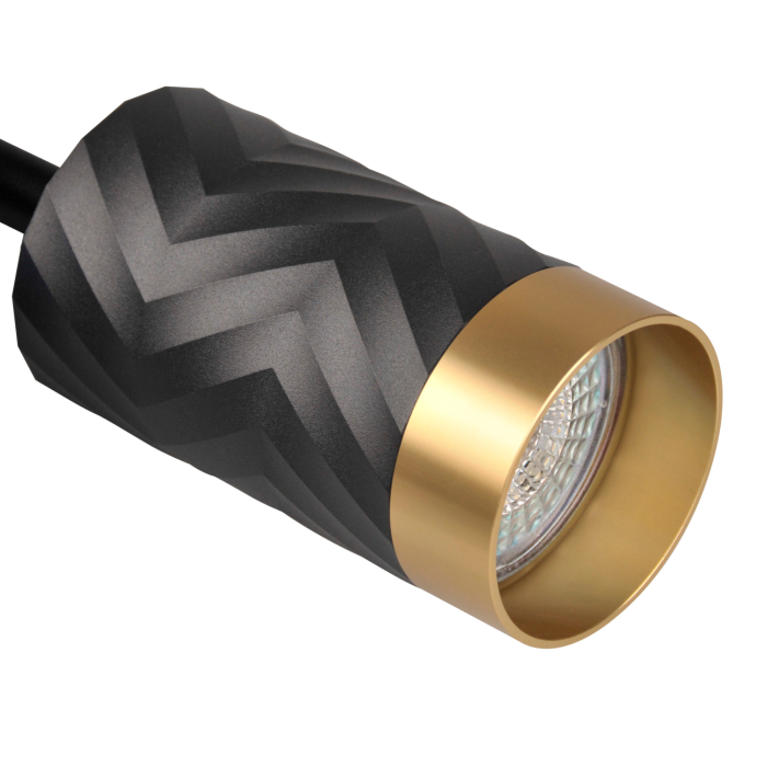 Спот Goldlux Arras GU10 1x10W IP20 BK