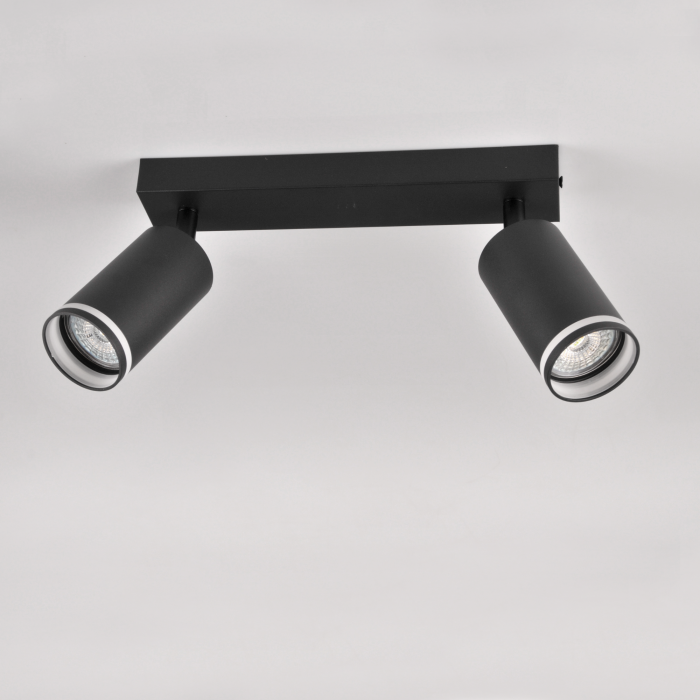 Спот Goldlux Paris GU10 2x10W IP20 BK