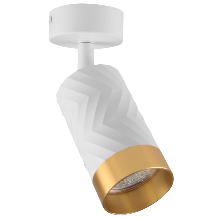 Спот Goldlux Arras GU10 1x10W IP20 WH