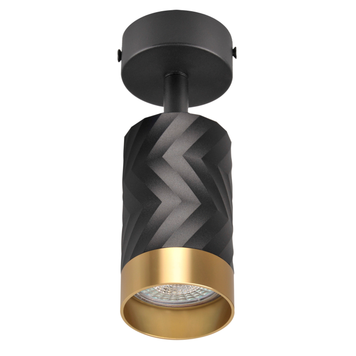 Спот Goldlux Arras GU10 1x10W IP20 BK