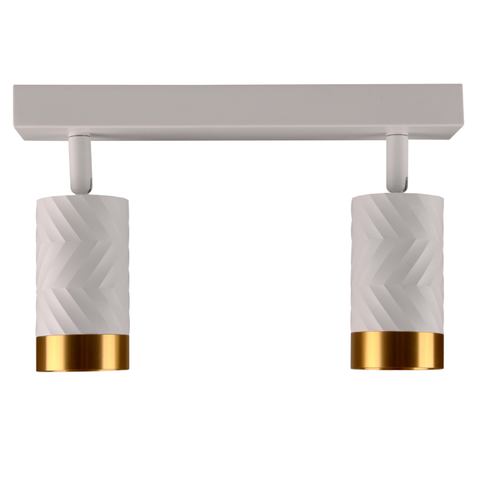 Спот Goldlux Arras GU10 2x10W IP20 WH