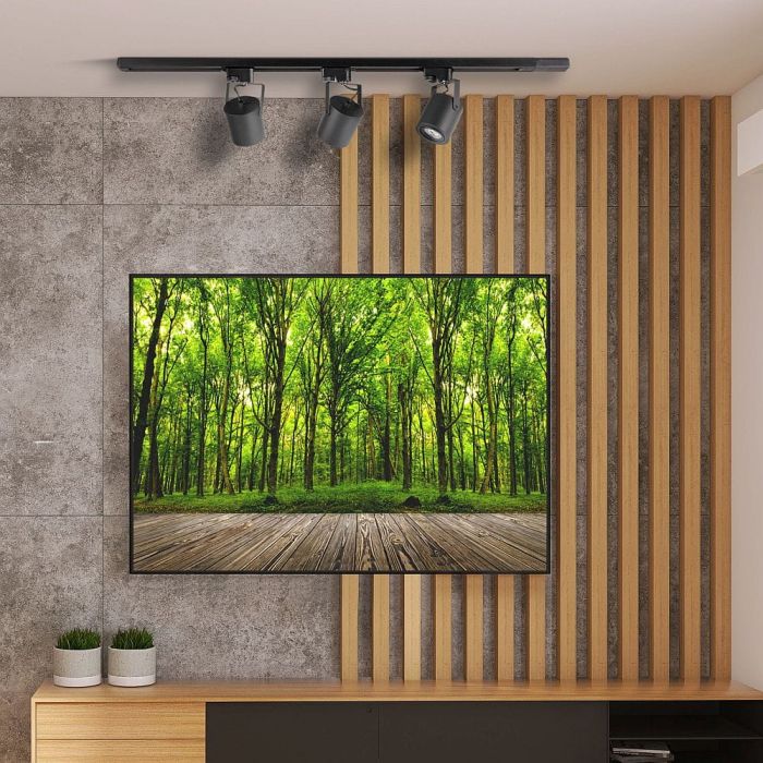 Трековый светильник Goldlux Minor GU10 1x10W IP20 BK