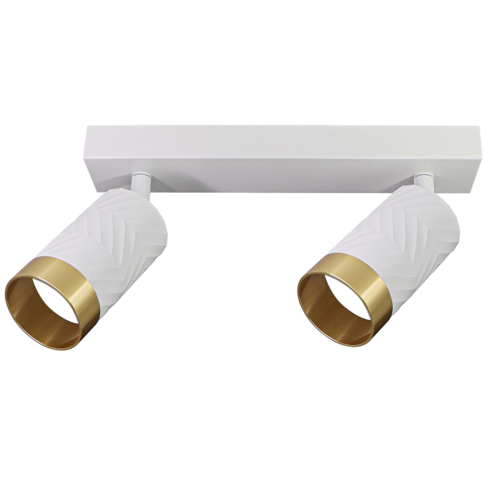 Спот Goldlux Arras GU10 2x10W IP20 WH