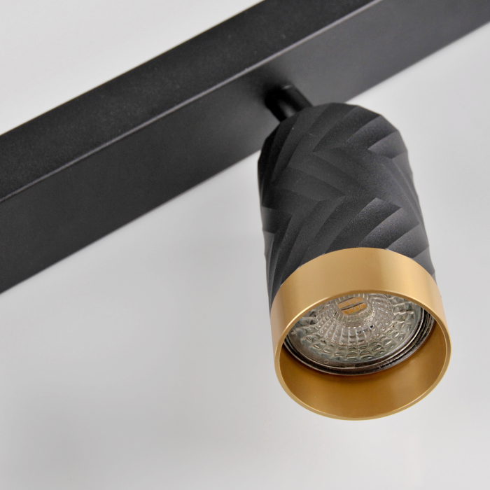 Спот Goldlux Arras GU10 4x10W IP20 BK