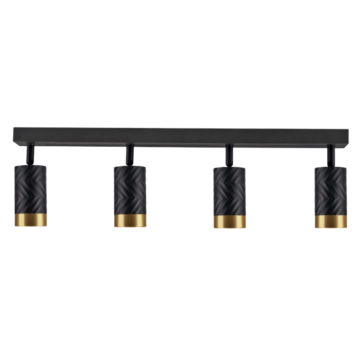 Спот Goldlux Arras GU10 4x10W IP20 BK