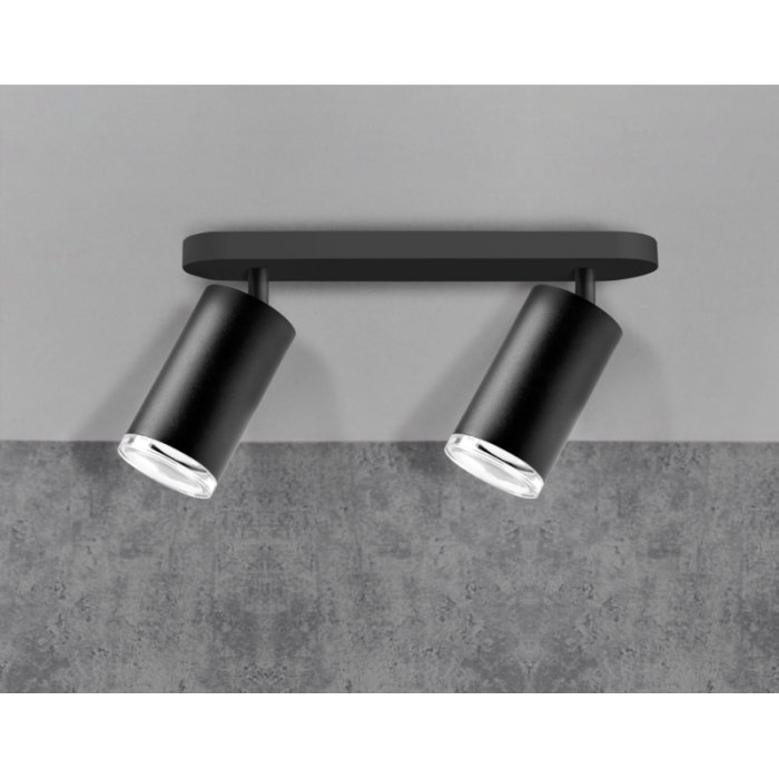 Спот Goldlux Turyn GU10 2x10W IP20 BK