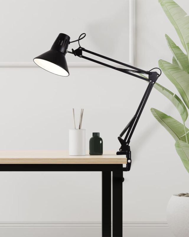 Настільна лампа Goldlux E27 10W IP20 чорний