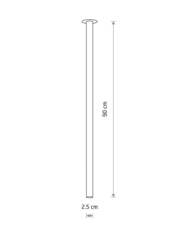 10917 Світильник Nowodvorski LASER 900 CHOCOLATE PL