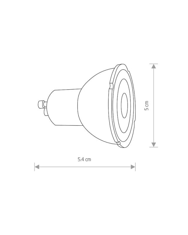 Лампочка GU10 MR16 4000К білий