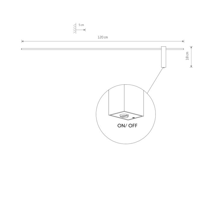 10851 Світильник Nowodvorski MOTIVE LED L 4000K 17W PL