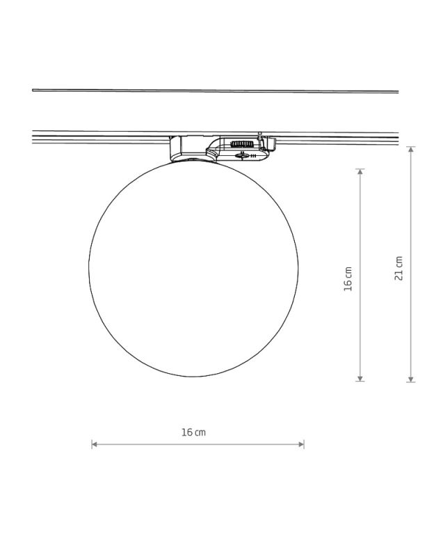 Трековий світильник Nowodvorski 11296 CTLS Snowball G9 1x12W IP20 Wh