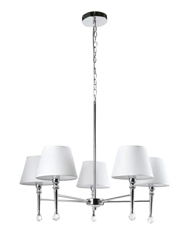 Люстра Edlin PL321168-5 Natano E14 5x12W IP20 хром