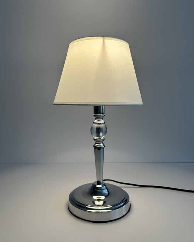 Настільна лампа Edlin PL321168T-1 Natano E14 1x12W IP20 хром