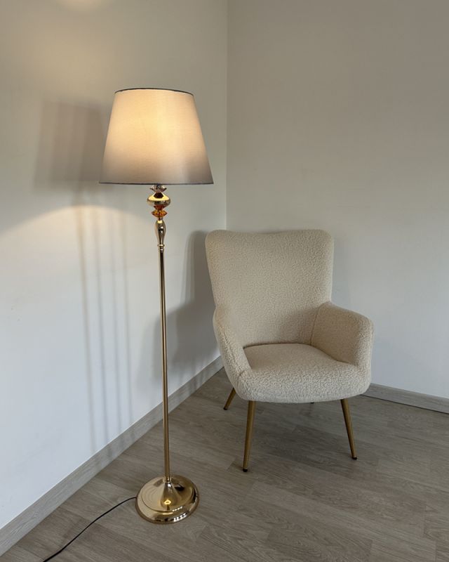 Торшер Edlin PL2416-1F Vanessa E27 1x12W IP20 золотой