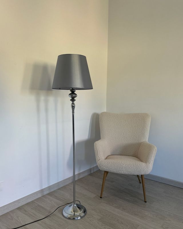 Торшер Edlin PL2417-1F Vanessa E27 1x12W IP20 хром